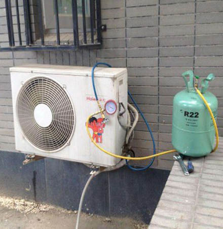 三台空调加氟